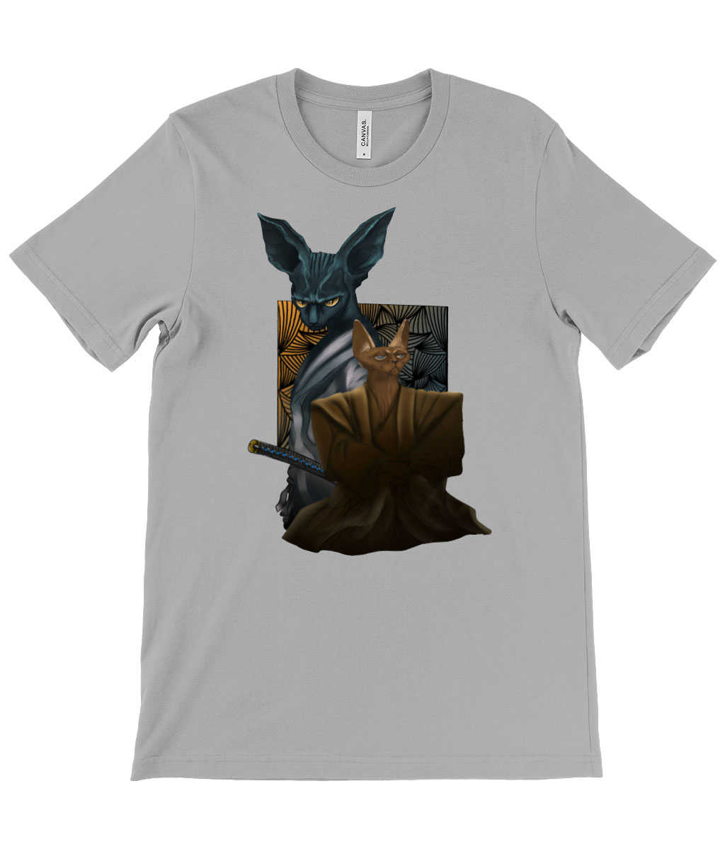 athletic-heather-Samurai-Master-crew-neck-t-shirt