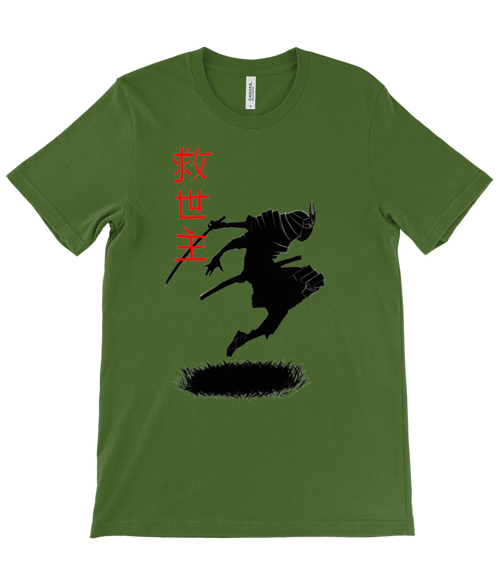 military-green-Oni-7-crew-neck-t-shirt